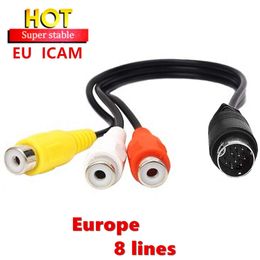 2024 Nouveau serveur le plus stable 8-lineas icam oscam europe cccam cline Suisse Cape Verde Satellite TV récepteur ICAM Skyy Allemagne