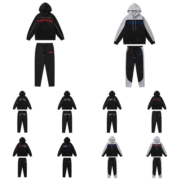 2024 Nouveau multi-style Trapstar Survêtement Outdoor Designer Sweat à capuche et pantalon Street Fashion Trapstars London Survêtements Sweats à capuche Designer Taille UE