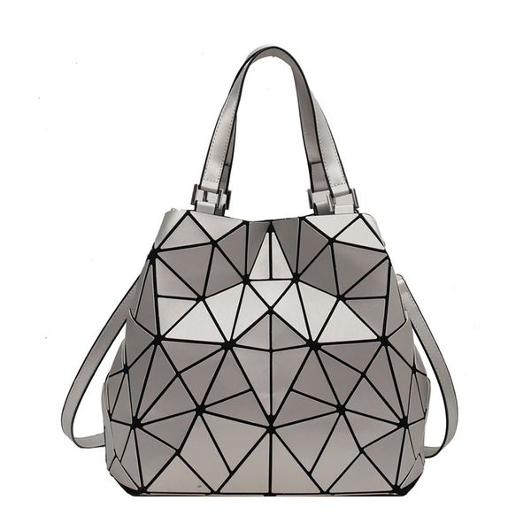 2024 nouveau réseau rouge mode patchwork géométrique diamant vérifier sac à main tendance texture grande capacité sac fourre-tout à bandoulière unique femme