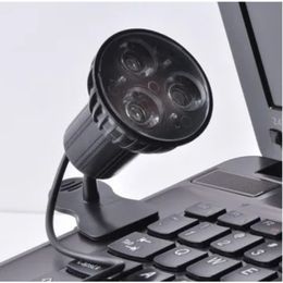2024 Nieuwe nieuwe Super Bright 3 LED -portclip op Spot USB Lichtlamp voor laptop PC Notebook Blackfor Clip op Spotlamp For Clip op Spotlamp voor