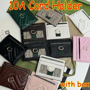 10a qualité ophidia carte de cartes concepteur support de carte de carte luxe marmont bourse porteurs de passeport de mode sac à main de la mode femme portefeuille clés classiques de poche clés 13Colors avec boîte