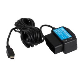 2024 NUEVA SALIDA 5V 3A Mini Micro 5PIN USB Puertos USB CAR OBD Adaptador Caja de alimentación de encendedor con cable de interruptor de 3.5m para la carga de la cámara del tablero