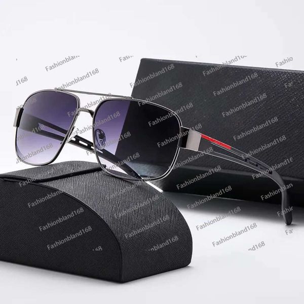 2024 Nouvelles lunettes de soleil ovales pour hommes Designer Summer Shades Lunettes polarisées Noir Vintage Lunettes de soleil surdimensionnées de femmes Lunettes de soleil masculines