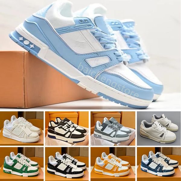 2024 nouvelle impression particule supérieure designer luxe chaussures de sport amateurs classiques hommes et femmes baskets blanches baskets de mode chaude 39-45 L5