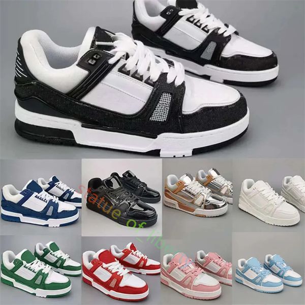 2024 nouvelle impression particule supérieure designer luxe chaussures de sport amateurs classiques hommes et femmes baskets blanches baskets de mode chaude 36-45 b7