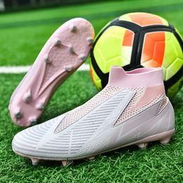 2024 nuevas botas de fútbol profesionales para hombres y mujeres AG Long Nail TF zapatos de fútbol al aire libre zapatos de entrenamiento cómodos para niños jóvenes