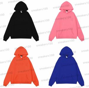 2024 Nieuwe paarse hoodie Designer Hoodies Sweater Hoody Classic Letters in hetzelfde kleuren borduurwerk veelzijdige casual losse koppels kleding s-xl
