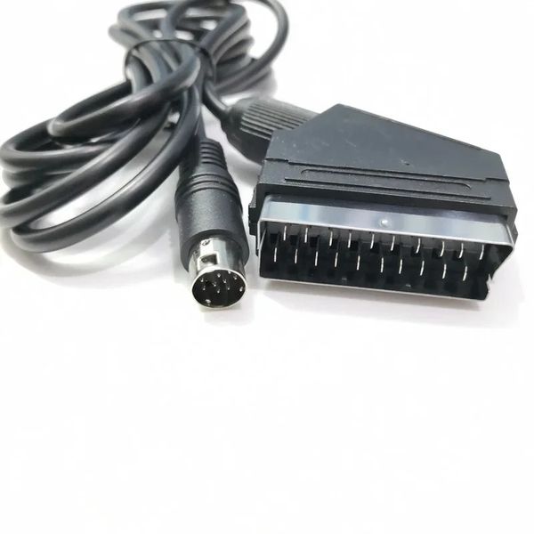 2024 Nouveau câble de plomb RVB SCART pour SEGA -MEGA Drive 2-Généraire 2 Megadrive 2 MD2 RVB AV SCART Cable 1,8m D11 20 Dropshipping- pour Genèse 2