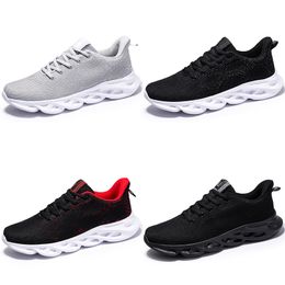 2024 hardloopschoenen mesh deodorant en lichtgewicht heren dames zwart rood wit grijze sneakers Zachte bodem sneakers antislip ademend