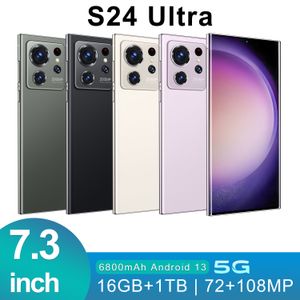 2024 Nuevo S24 Ultra 7,3 pulgadas Cross-Border 3 64G compatible con teléfono inteligente Android de carga rápida