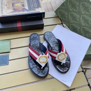 2024 Nieuwe Sandalen Designer Schoenen Vrouw Slippers Mannen Slipper Gear Bottoms Slippers Vrouwen Luxe Sandalen Mode Causale Flip Flop Maat 35-43 Met Boxs