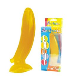 2024 Nieuwe Sex Banaan Dildo Handsfree Masturbator Speeltjes voor Vrouwen Zachte Zuignap Rubber Penis Sex Producten Beste kwaliteit