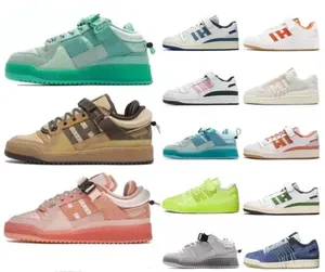 2024 nouvelles chaussures Forum Low 84 Femmes Hommes Bad Bunny Boucle Forums Le premier café Oeuf de Pâques Retour à l'école Blanc Noir Royal Bleu Vert Plate-forme Baskets de sport 36-45