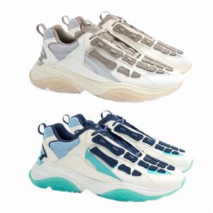 2024 Nouveau Skelet Sneaker Designer Ami Casual Chaussures Piste Plate-forme de luxe Tennis Outdoor Hommes Femmes Low Rock Be Foam Runner Run Shoe Flat Basketball G8AD #