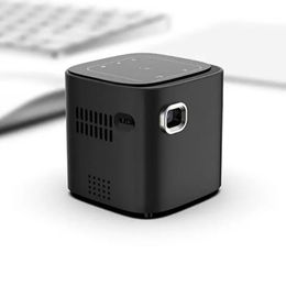 2024 Nuevo proyector inteligente D19 500 lúmenes Display de 100 pulgadas 1080p HD Cube Wi-Fi Proyector de cine en casa Portable Mini Proyector 4K