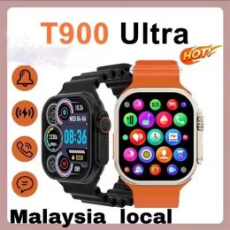 2024 Nieuwe smartwatch Originele T900 Ultra Smart Watch voor man Women Sport Fitness Call HiWatchpro App Watch