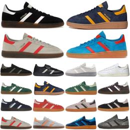 2024 Nieuwe sneakers Designer Handbal Spezial Navy Gum Felrood Aluminium Kern Black Clear Pink Night Night Collegiate Green Semi Spark Light