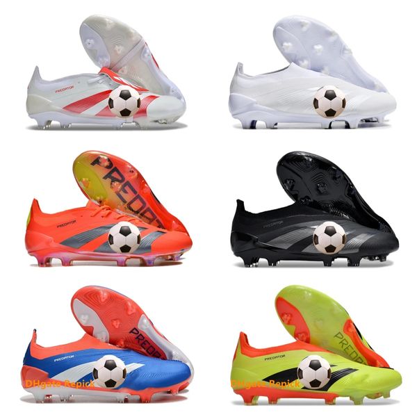 2024 Nouvelles chaussures de football interprétées Coupe du monde Cllets Football Shoe Foothing Soccer Boot Football Football Boot Demonskin Sneakers sans lacunes Chaussures de football