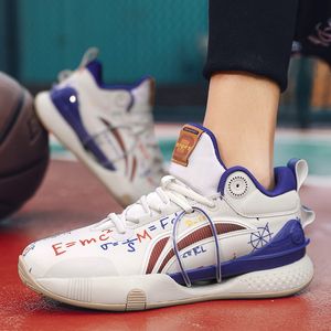 2024 Nieuwe sportschoenen Ademend gaas basketbalschoenen praktische low-top student battle laarzen voor mannen met rubberen zool