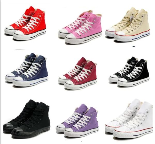 2024 New Star Low High Top Chaussures décontractées Style Stars Sports Chuck Classic Canvas Shoe Sneakers Conve Men Women Tooms Chaussures