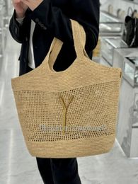 2024 bolsos de paja nuevos bolsos de diseño de lujo billeteras para mujeres bolsas de playa bolsos de hombro