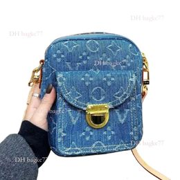 2024 Nuevo estilo Denim Diseñador Hombro Tote Sac Luxe Crossbody Compras Moda Mujer Cluth Bolsa Hobo Cordón Cubo Bolsas Pochette 7A Calidad superior