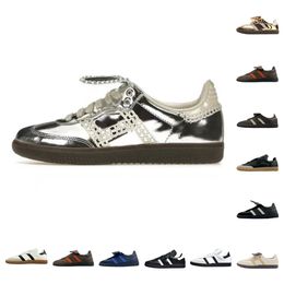 2024 Nouveau style chaussures de créateurs Pays de Galles Bonner Vintage Entraîneur Baskets Semelle antidérapante À la mode Classique Noir Blanc Hommes Femmes Chaussures Casual 36-45