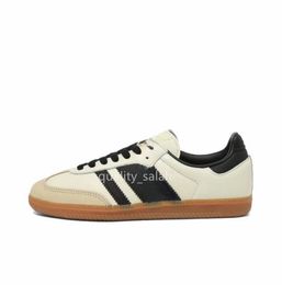 2024 Nieuwe stijl Designer schoenen Wales Bonner Vintage Trainer Sneakers Non-Slip Outsole Fashionable Classic Cream Gold Standard Platen Men Women Casual Shoes