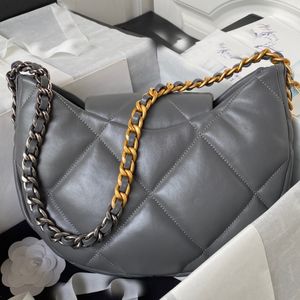 2024 Nouveau style Sacs à bandoulière de designer 10A Qualité miroir Femme Sacs à main de luxe Pack matelassé Sacs à bandoulière de luxe Sac à bandoulière de luxe 19 Sac d'expédition gratuite