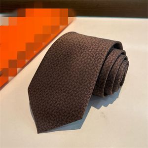 2024 Nieuw stijl Modemerk Mannen Ties 100% Silk Letter Classic geweven handgemaakte stropdas voor mannen Wedding Casual en zakelijke nekbinding