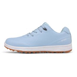 2024 Nouveau style Chaussures de golf Femmes Men Rose Blue Black Blanc White Training Cilats