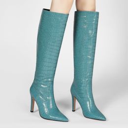 2024 Nouveau style Lady Femmes Boots Boots Sheepskin en cuir en cuir en cuir
