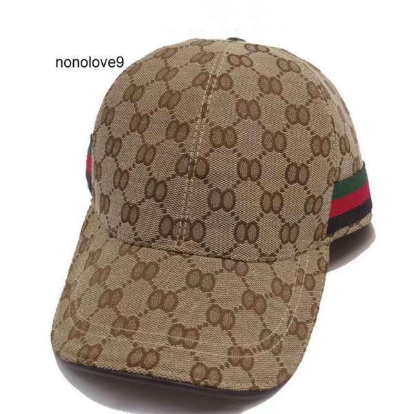 2024 nouveau style hommes toile casquettes de baseball chapeaux de créateurs femmes casquettes ajustées mode Fedora lettres rayures hommes casquette bonnet chapeaux