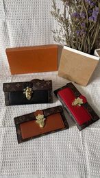 2024 Nuevo elegante bolso de diseñador floral de lujo para hombres y mujeres bolso de cuero de alta calidad carta clásica monedero caja tarjeta a cuadros AAAAAAAA