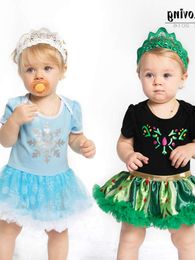 2024 NUEVO SUMMENTO 02 AÑOS Baby Ice and Snow Odyssey Sweetheart Dress Wings Swear de dos piezas Vestido para niños
