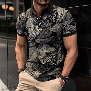 2024 NUEVO Summer Mens Best Sell Varilla Camisa de polo a rayas Ropa para hombres Color Posconado Polos Casta de deportes casuales Camisa 240415