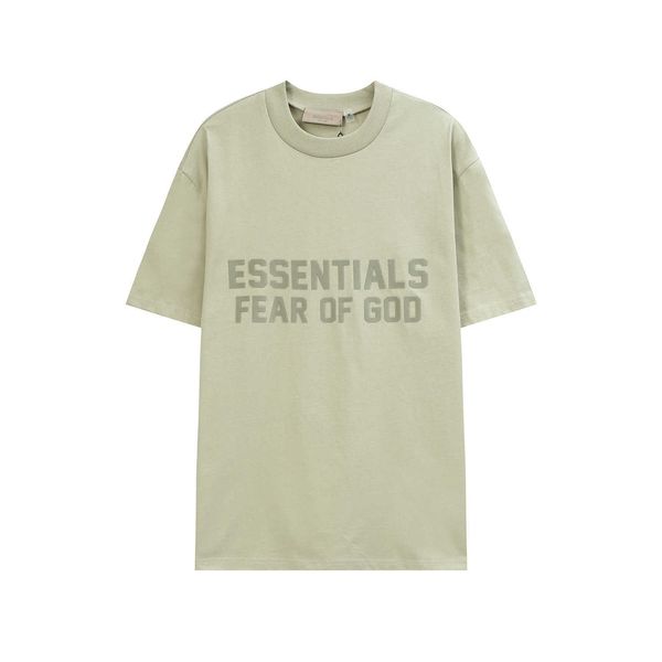 2024 Nouveaux t-shirts d'hommes et de femmes North American High Street Fashion Brand craint la version essentielle de Springsummer Nouvelle lettre imprimé décontracté rond