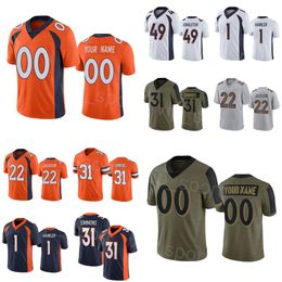 2024 New Team Football 22 Kareem Jackson Jersey 31 Justin Simmons 85 Albert Okwuegbunam 1 K J Hamler 49 Alex Singleton 47 Josey Jewell Vapor Untouchable Sport Men Kids