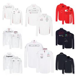 2024 New Team Uniforme à manches longues F1 Racing Logo Shirt