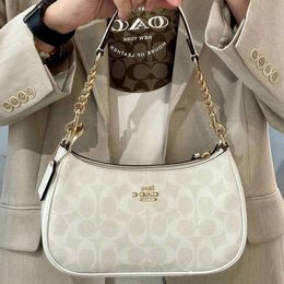 TERI – sac à bandoulière asymétrique pour femmes, nouveau modèle 2024, avec revêtement blanc Glacier, ancienne fleur, code de chaîne 2478