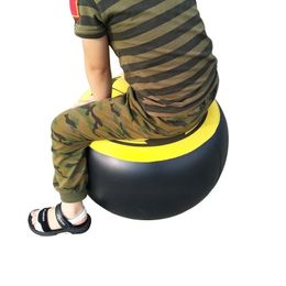 2024 new Thickened PVC inflatable flocking football seat, portable travel inflatable stool retail 1. Inflatable football seat2. Portable