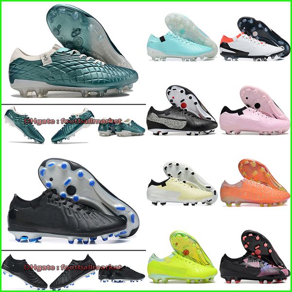 2024 Nouvelle légende Tiempo 10 FG Soccer Shoes Boots Boots Cleats for Mens Kids Low Top Football de Crampon Scarpe Da Calcio Fusschuhe Botas Futbol Chaussures Firm Ground 01