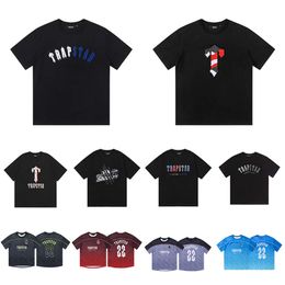 2024 NOUVEAU Trapstar Hommes T-shirt 22 Styles Trapstars Outdoor Casual Hommes T-shirts Marque Designer Chemise AAA Qualité Chemises Tee Fashion Street Shirt Man Tops Haute qualité