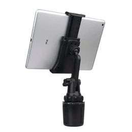2024 Nieuwe Universal 360 Car Cup Holder Tablet Auto Mount Cradle voor Apple iPad Pro 12.9 Air 2019 Mini 4 voor Samsung Tab S7