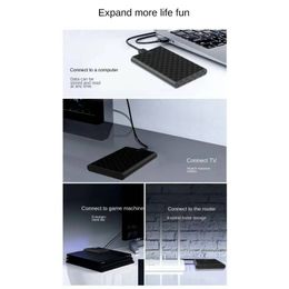 2024 nuevo USB3.0 a SATA SSD Case SSD SSD HDD DISPORTO DE DISCURA HARDO 2,5 pulgadas SATA Mecánica HD Estado sólido Disco duro para PCFOR