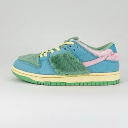 2024 Nouveau Verdy X Low Co Branded Series Low Top Absorber Dores Casual Shoes Casual Blue Green Rose 36-45