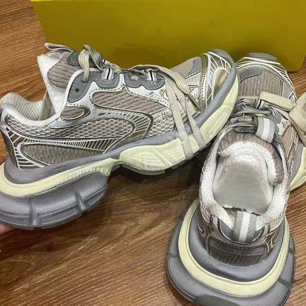 2024 Nouveaux Femmes Hommes Casual Designer Chaussures Track 3XL Phantom Baskets Rose Nylon Mesh Neon Jaune Bleu Tracks Rose Gold Triple Black Runners Grands formateurs à semelle plate V3