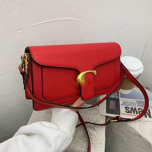 2024 nouveau sac femme nouvelle mode petit sac carré sac à bandoulière sac à main couleur noir/blanc/rouge/vert/jaune/marron Cc44hwm