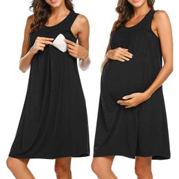 2024 New Women's Labor / Delivery / Maternity Infirmière Chance de nuit pour l'hôpital Mallgers de nuit Loungewear L2405