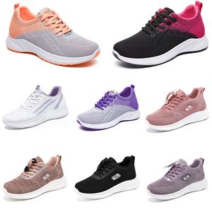 Chaussures plates de randonnée et de course pour femmes, durables, noires, roses, confortables, polyvalentes, grande taille 36-41 GAI, nouvelle collection 2024